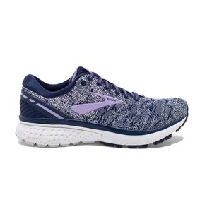 Brooks Ghost 11 Women's Running Shoe Size 8 Navy Lavender Gray